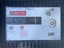 Delta Classic Stainless 1-handle Bathtub and Shower Faucet