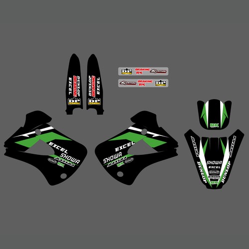 Team Graphics Backgrounds Declas Sticker Deco For Kawasaki KX85 KX100 2001-2013 - Picture 2 of 3
