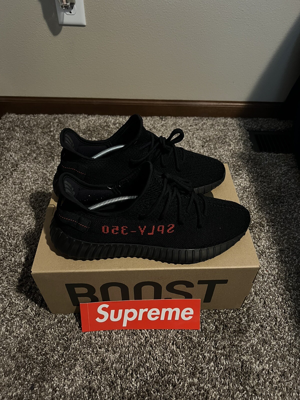 yeezy bred receipt
