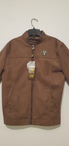 GA MILANO ITALIAN SUEDE LEATHER FOR MEN JACKET ITALY SIZE (SMALL ) - Picture 4 of 24