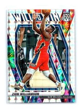 2020-21 Panini Mosaic Basketball #13 Zion Williamson Will to Win Mosaic Prizm