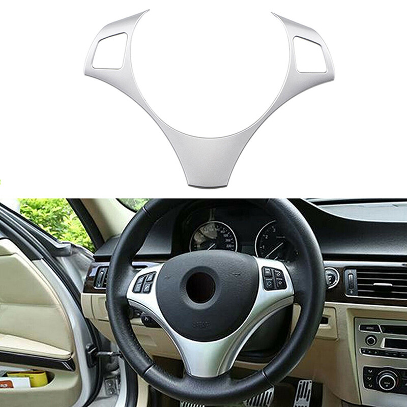Steering Wheel Trim Cover Accessories Fit For BMW 3 Series E90 E92 E93 2005-2012