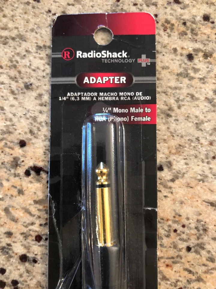 New Boxed RADIO SHACK 274-884 STEREO Headphone Microphone Adaptor - Image 2 of 3