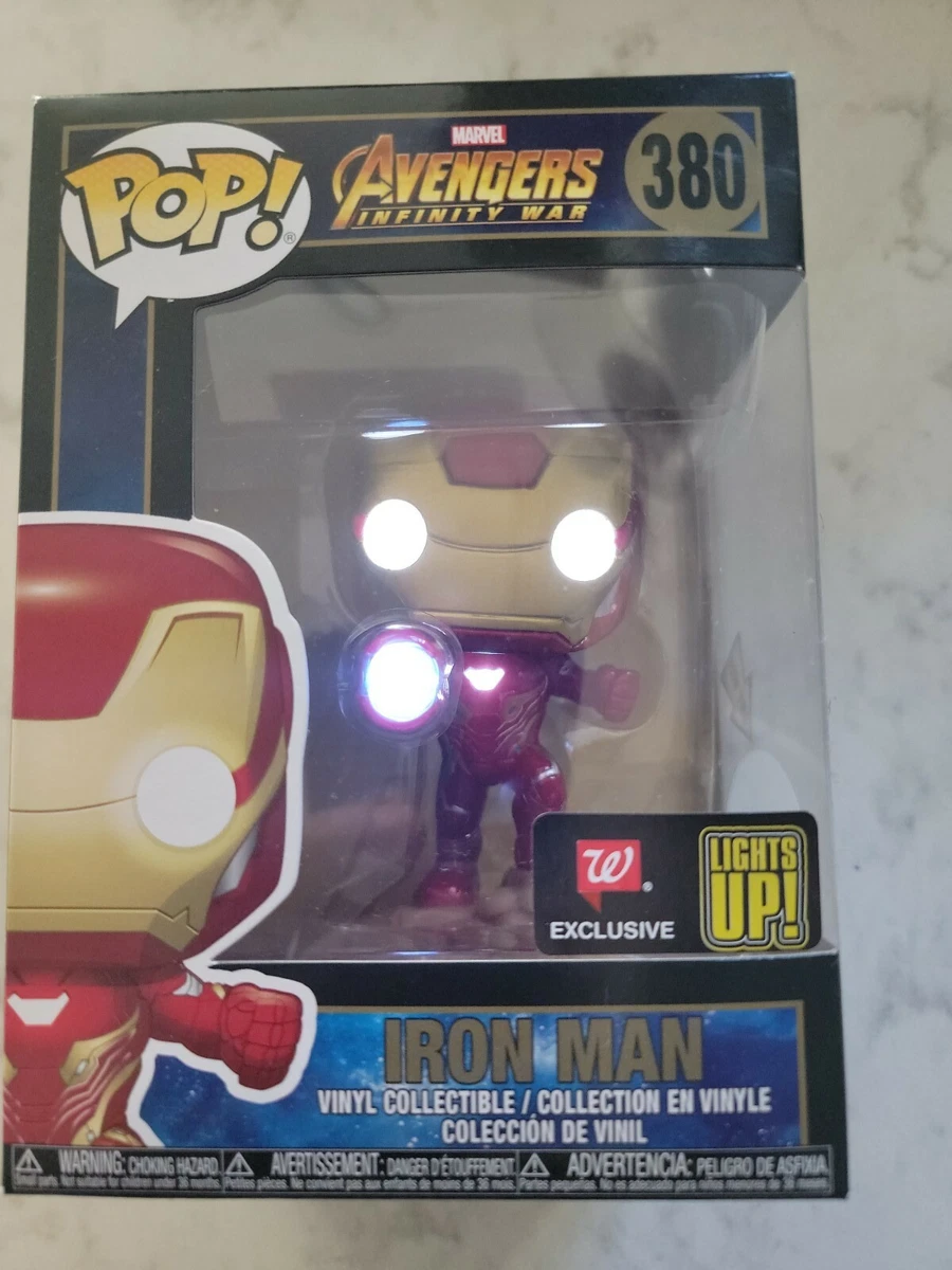 Light up iron sales man funko pop walgreens