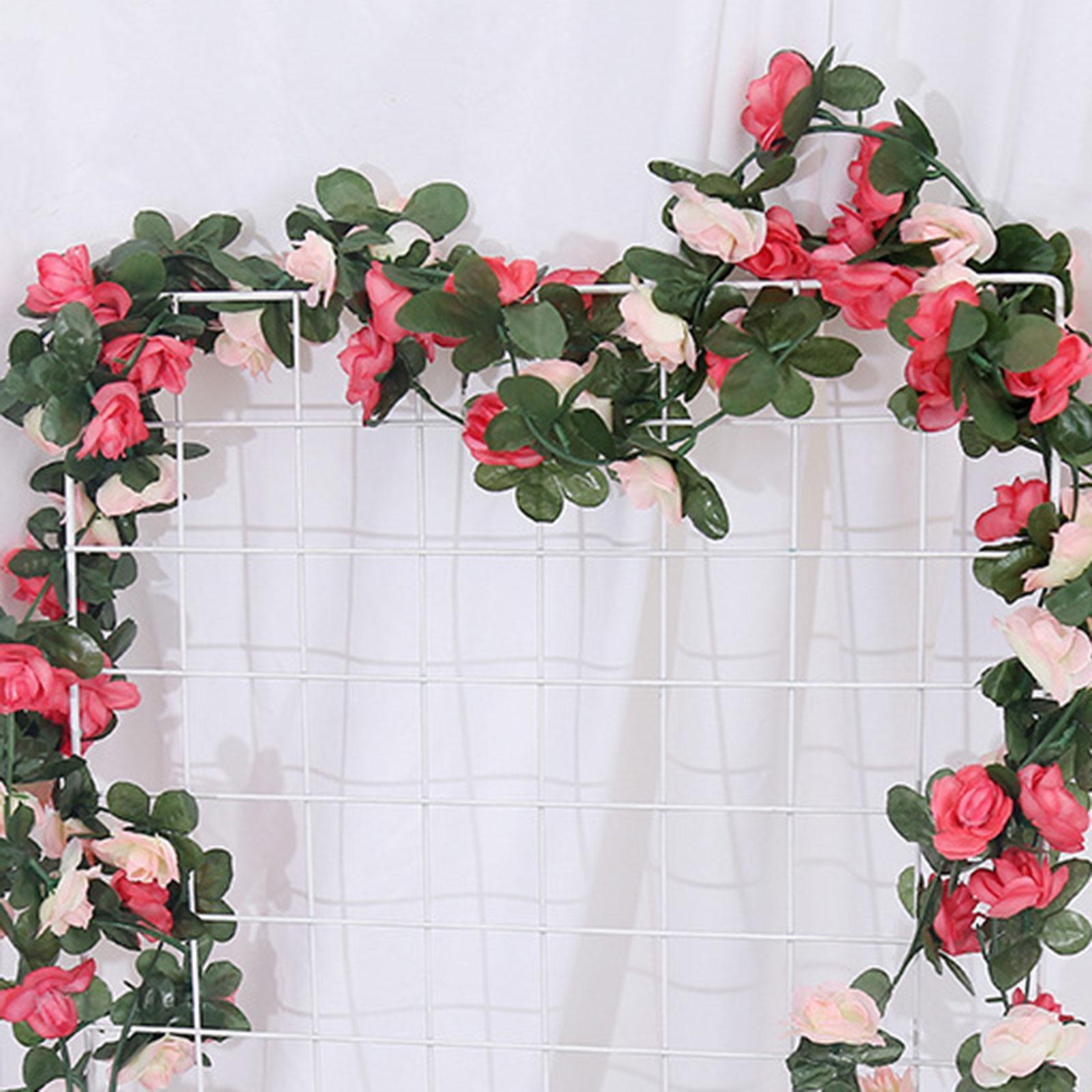 Artificial Flower Garland Hanging Rose Garland Floral eBay