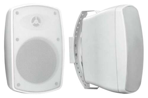 Omnitronic OD-4T Wand Lautsprecher 100V ELA 8Ω 4" Weiß 16W IP65 Outdoor Decke - Bild 1 von 4