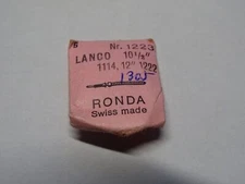 Watchmaking Watch Stem-Winding Lanco Langendorf 13 " 1222 1305 1114