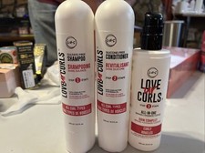 Love Ur Curls Set, 1,2,3, Shampoo, Conditioner, Treatment, All Curl Types No Top