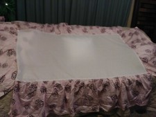 Balboa Baby Standard Crib Skirt Dust Ruffle Pink Carnellian Collection So Lovely