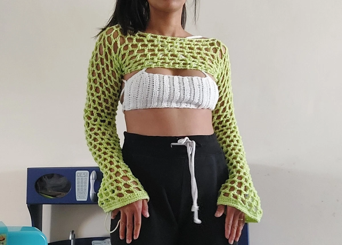 【SCULPTOR】★ Handmade Crochet Bolero Top