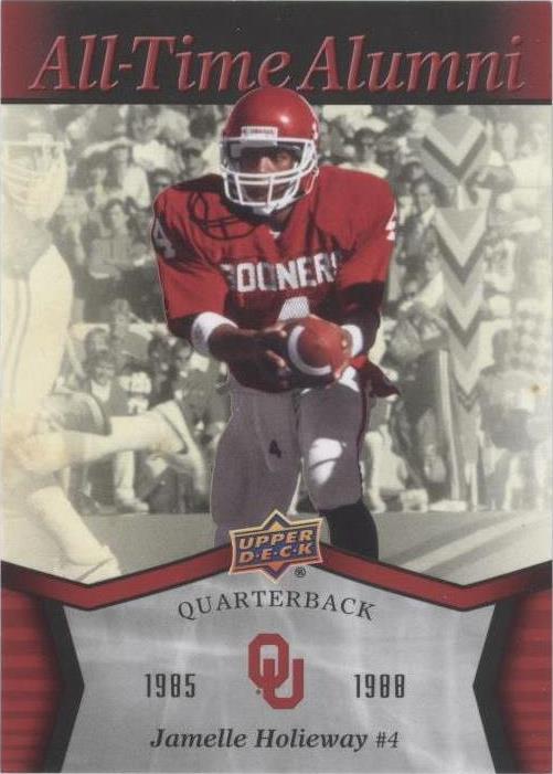 2011 Upper Deck University of Oklahoma Jamelle Holieway #ATA-JH - 1 of 2