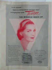 1955 Tangee the miracle make vintage original cosmetic ad