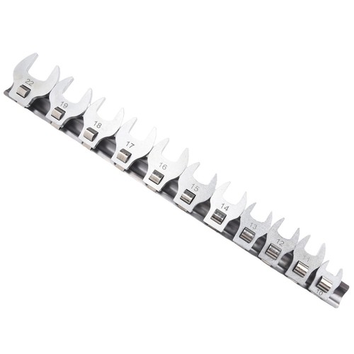 Practical Metric Crow Foot Open End Wrench Set 11pcs 1022mm Open End Keys