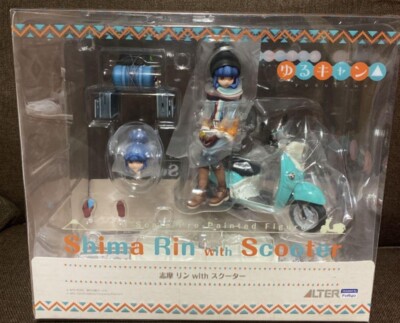 Alter Yuru Camp Rin Shima Figure with Scooter 1/10 Complete Figure NEW anime