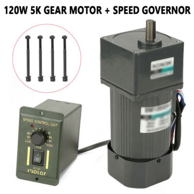 120 W 5K Multi-purpose All-copper Coil Speed Control Motor & Governor AC 220 V