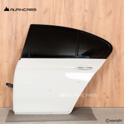 BMW F10 Tur hinten links left rear door Alpinweiss A300 C582119 (N47)