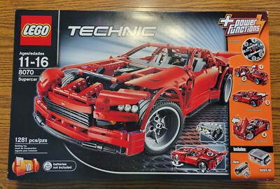 LEGO Technic #8070 Supercar - New in Box- Factory Sealed | eBay
