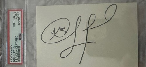 Chris Paul Golden State Warriors NBA Signed Autograph Card PSA/DNA - Picture 3 of 3