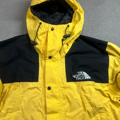 Vintage 80's The North Face Jacket Mens MediumYellow Goretex Mountain Light - Picture 2 of 14