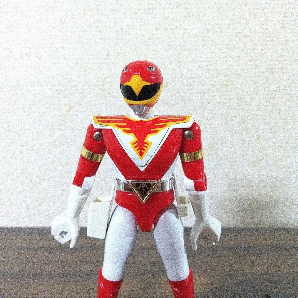 Bonecos Chojin Sentai Jetman Chogokin Falcão Vermelho Preto Condor BANDAI Zord Toy - Imagem 3 de 4