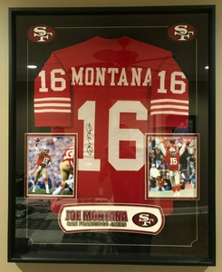 joe montana autographed jersey