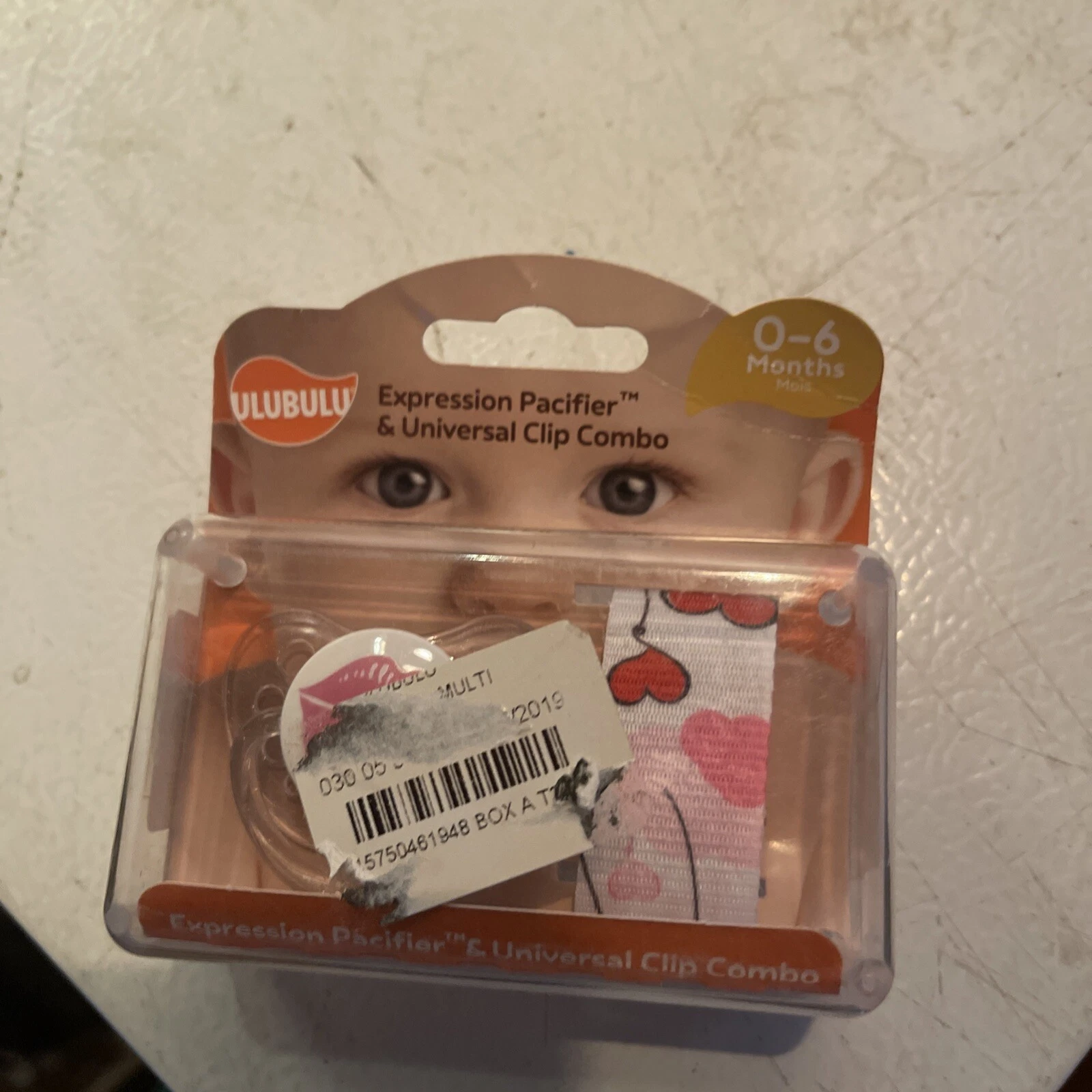 Ulubulu Pacifier And Clip 0-6 Months