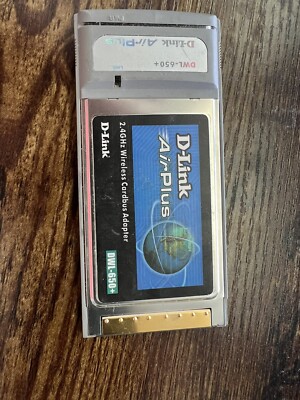 New D-Link AirPlus Wireless Network 2.4GHz Wireless Cardbus Adapter DWL-650+