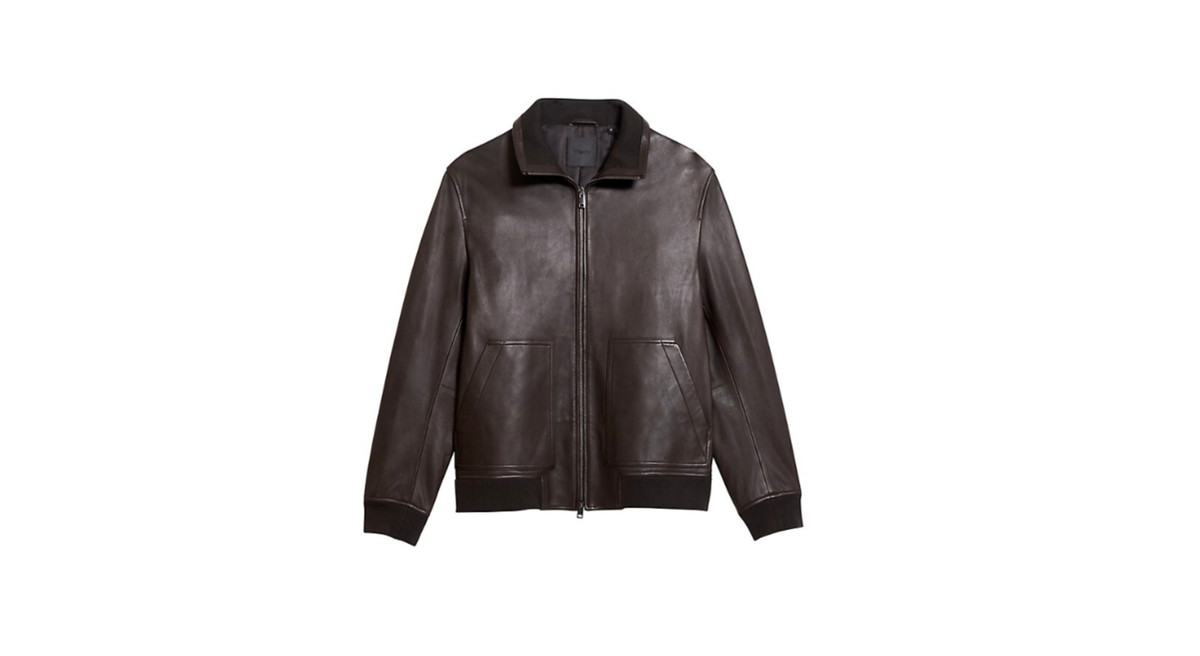 Theory Landan Supreme Leather Jacket MSRP $895 Size M # 6C 1926 NEW