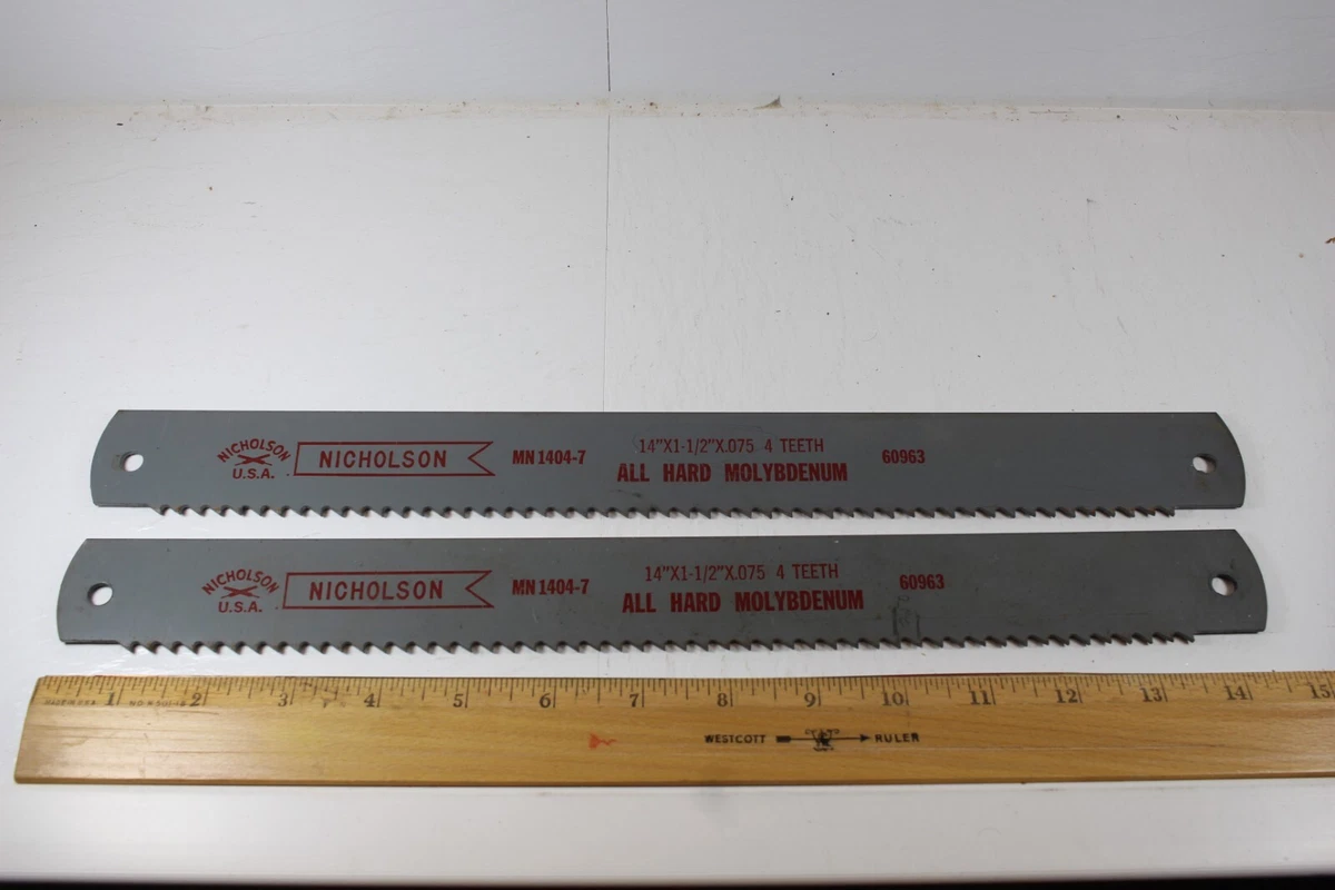 Nicholson 2024 hacksaw blades