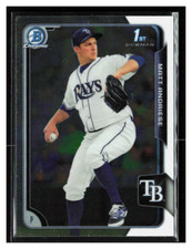 2015 Bowman Chrome Prospects #BCP67 Matt Andriese 1st