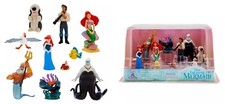 NEW DISNEY STORE Ariel The Little Mermaid 10 piece Deluxe Figure Play Set NIB