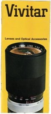 Vintage Vivitar Guide - Lenses And Optical Accessories Brochure With Prices