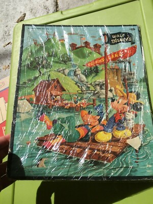 Walt Disney's Disneyland Frame Tray Puzzle 4428 Frontier Land