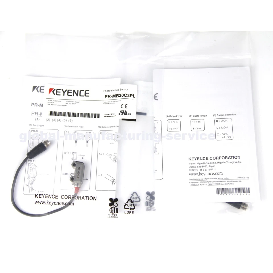 New In Box KEYENCE PR-MB30C3PL Photoelectric Sensor Switch - Изображение 3 из 4
