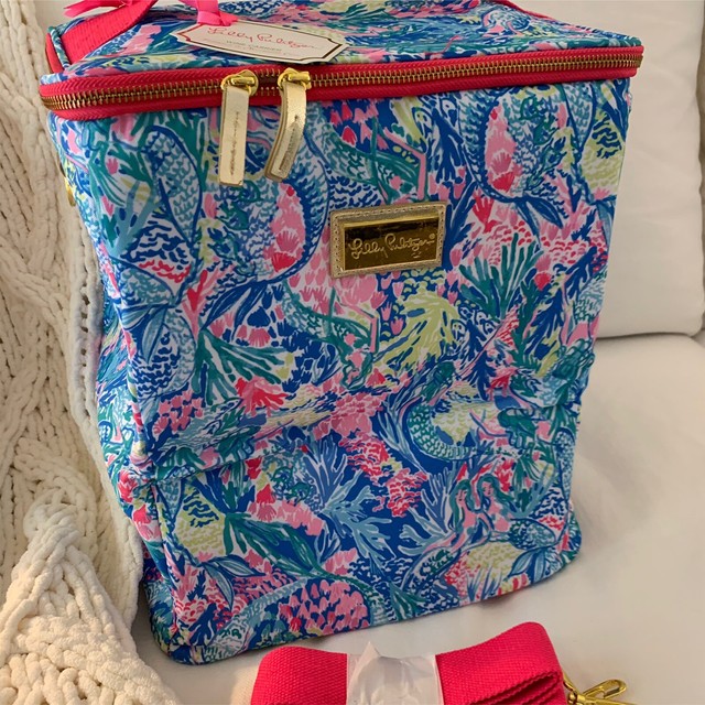 lilly pulitzer beach cooler bag