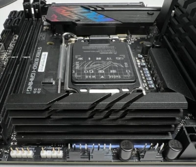 RHINOTEC dissipatore di calore VRM più piccolo per scheda madre Asus B760-I e B660-I con pad termico