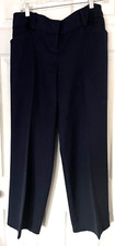 The Limited Cassidy Fit Dark Blue Herringbone Pants Womens 8 actual 35 x 30