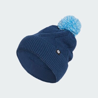 Adidas Damen Wintermütze Pom Pom Beanie Farbe: Blue