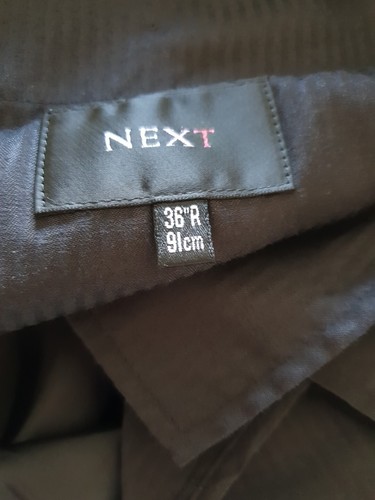 Next mens 2 piece Linen suit Ch42"R W36" L32" Dark Brown - Picture 7 of 11