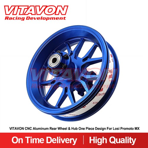 Vitavon CNC Alu Rear Wheel & Hub One Piece Design for Losi Promoto MX LOS46003 - 第 15/18 張圖片