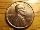 1972-P Lincoln Memorial Cent — photo from another recent sale