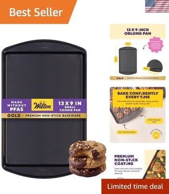 Professional Quality Non-Stick Small Baking Sheet 13 x 9 in - Robust & Safe