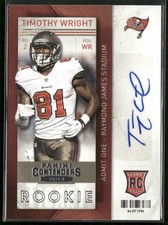2013 Panini Contenders #106b Timothy Wright No stars in helmet logo box