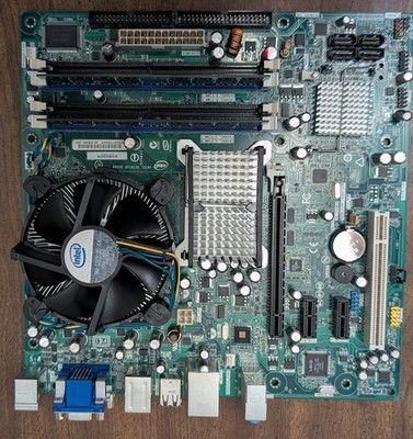 Intel DG35EC LGA775 Motherboard E8400 3.0GHz 2GB RAM Industrial Control Working