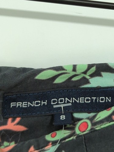 French Connection Damen Minirock UK 8 Multi Blumenmuster 100 % Baumwolle Kurz Mini - Bild 6 von 6