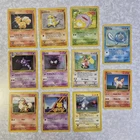 11 Vintage Pokemon Card Lot - Base Set 1999 WoTC TCG C10