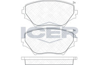 Bremsbelagsatz Vorne Sumitomo-System FüR Toyota RAV 4 II A2 00-05 04465-42080