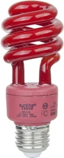 41415-SU CFL Spiral Colored Bulb, 13 Watt (40W Equivalent), Medium Base (E26), 8