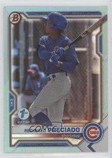 2021 Bowman Draft 1st Edition Sky Blue Foil Reginald Preciado #BD-199 fm0