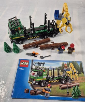 Lego City #60059 Logging Truck 2014 - 100% Complete with Instructions